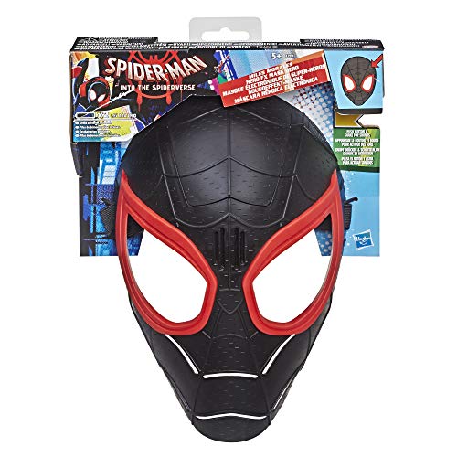 Spider-Man Marvel - Máscara electrónica de Miles Morales, accesorio para disfraz, juguete E2911, variado