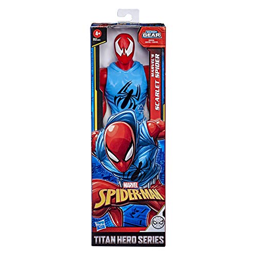 Spiderman- Figura de acción Titan del Personaje Scarlet Spider (Hasbro E85215X0)