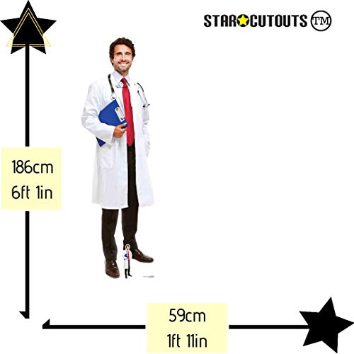Star Cutouts Ltd-SC1584-Tarjeta de felicitación para Hombre (186 x 59 cm), diseño médico, Multicolor (SC1584)