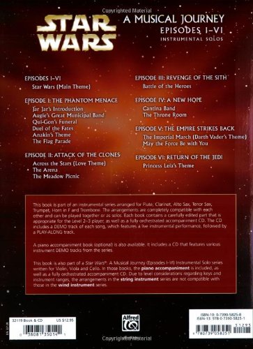 Star Wars: A Musical Journey Episodes I-vi (Pop Instrumental Solo)