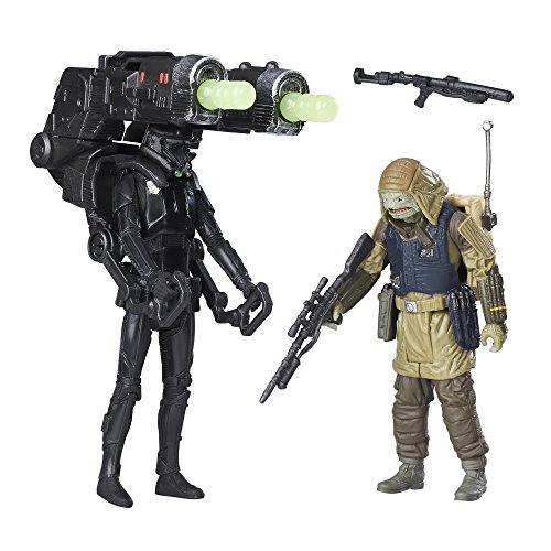 Star Wars B7259 Imperial Death Trooper and Rebel Commando Pao - Juego de Figuras de acción de 3.75 Pulgadas