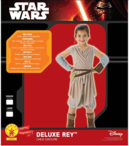 Star Wars - Disfraz de Rey, Episode 7, Deluxe, para niños (Rubie's 620263-M)