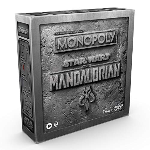 Star Wars The Mandalorian - Monopoly Unisex Juego de Mesa Standard, Plastico,