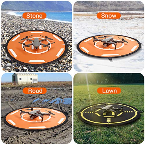STARTRC Drone Landing Pad Universal Waterproof D 80 cm / 32 '' Pads portátiles de Aterrizaje Plegables para dji Mavic Air 2/Mini 2 /Mavic 2 Pro/Zoom/Mavic Mini Drone (80CM)