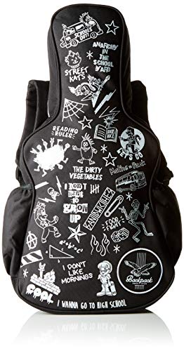 SUCK UK Mini Rucksack für Jungen & Mädchen Mochila infantil, 54 cm, Negro (Black/ White)