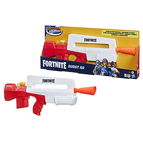Super Soaker- Pistola FORTNITE Burst AR ¡Replica del Videojuego, Multicolor (Hasbro F04535L0)