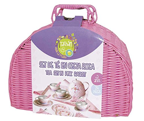 Tachan- Juego de te en cesta de picnic (CPA Toy Group Trading S.L. CH90414) , color/modelo surtido