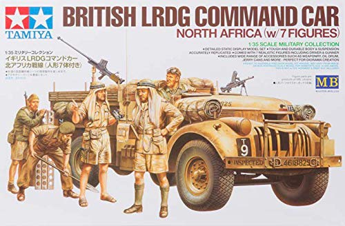 Tamiya 32407 - Maqueta de camioneta británica LRDG campaña Norte de África y 7 figuras - escala 1/35
