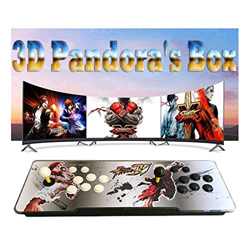 TANCEQI Pandora's Box 9D Juegos Clásicos Consola De Videojuegos HD Arcade Machine, 2700 in 1 Multijugador Arcade Game Console, Se Conecta con VGA Y HDMI Y Salida USB
