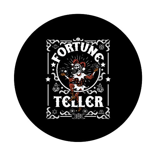 Tarot Card Jester Gypsy Fortune Teller Psychic Gift PopSockets PopGrip: Agarre intercambiable para Teléfonos y Tabletas