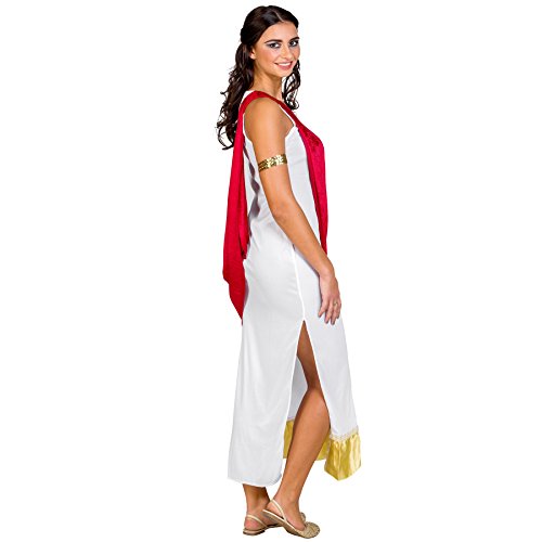 TecTake dressforfun Disfraz para Mujer de la Diosa olímpica Afrodita | Vestido Largo + Mangas Doradas con Lentejuelas (L | no. 300320)