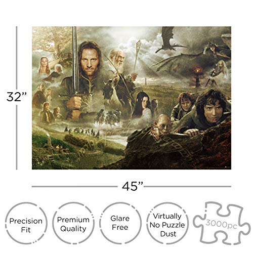 The Lord of the Rings Saga 3000 Piece Jigsaw Puzzle