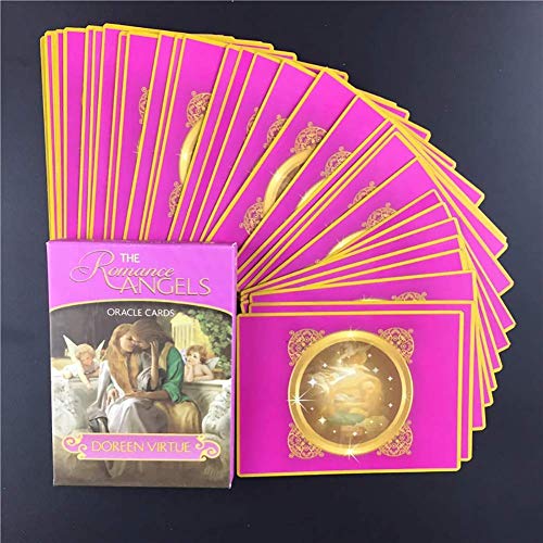 The Romance Angels Tarot Oracle Cards Deck | Las 44 Cartas Romance Angel Oracle de Doreen Virtue Rare Agotado,Deck Game,Only Tarot
