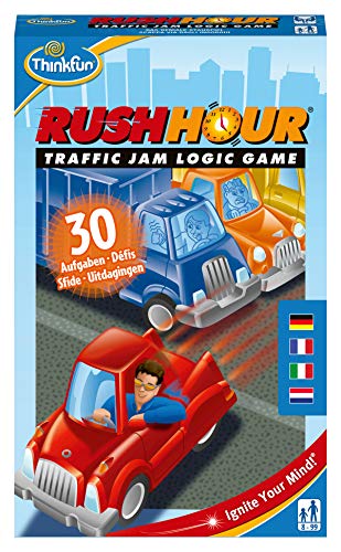 Think Fun Rush Hour 76369 Juego de acción y reflejos con coches