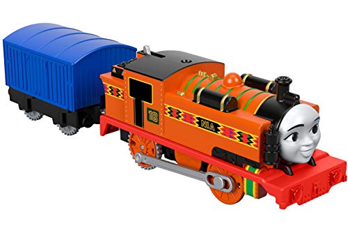 Thomas & Friends FXX47 Thomas and Friends Trackmaster Motorised Nia Toy Train, 3 años de Edad, Multicolor