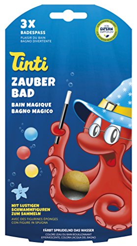 Tinti 520153 - Zauberbad 3-Pack (bolas de baño en rojo, azul, amarillo) [Importado de Alemania]
