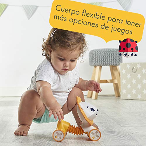 Tiny Love Leonardo el León Juego educativo 1 años, Juguetes para niños y niñas, con cuerpo flexible, color Amarillo