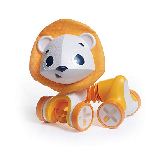 Tiny Love Leonardo el León Juego educativo 1 años, Juguetes para niños y niñas, con cuerpo flexible, color Amarillo