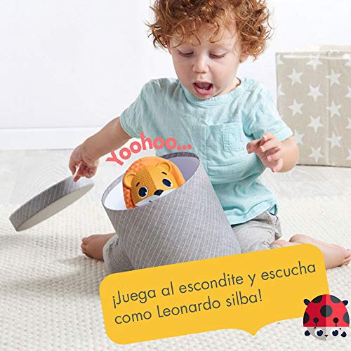 Tiny Love Wonder Buddy Leonardo el León, Juguete de aprendizaje para bebés de 1 año, a partir de 12 meses