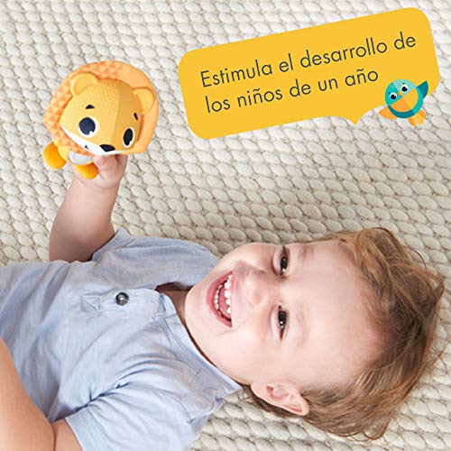 Tiny Love Wonder Buddy Leonardo el León, Juguete de aprendizaje para bebés de 1 año, a partir de 12 meses