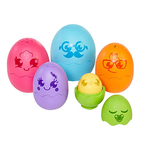 Tomy Toomies - Encajable Huevos en el Nido (Bizak 30693080) , color/modelo surtido
