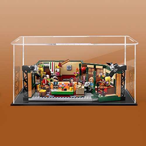 TONGJI Vitrina de Acrílico Compatible con Lego 21319 Ideas - Central Perk, Vitrina A Prueba De Polvo (Modelo No Incluido)