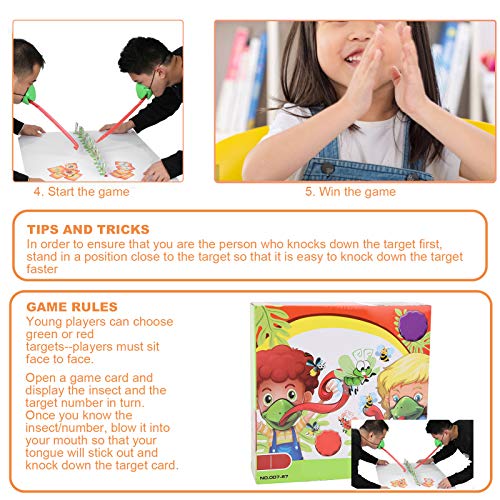 Tongue Catch Bugs Game, juegos de escritorio, operación simple para juegos de fiesta Cultivate Hand-eye Games Juegos