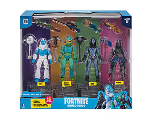 Toy Partner 2 Pack 4 FIGUAS FORTNITE Squad Mode Core, Serie 2, 10 CM, Multicolor (FNT0109)