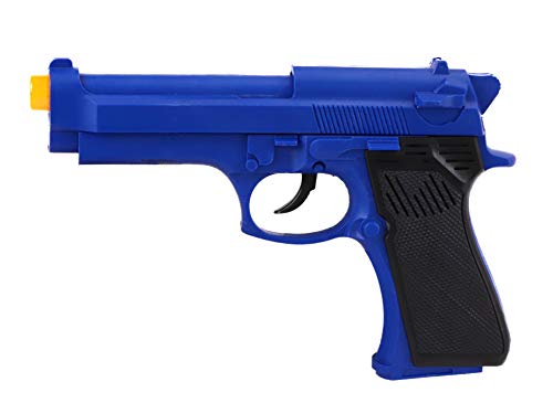 TOYLAND Pistola de Juguete Azul de 28 cm con luz + Sonido - Juegos de rol policiales - Disfraces