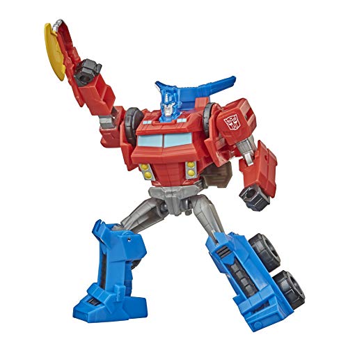 Transformers Bumblebee Cyberverse Adventures Warrior Class Optimus Prime Figura de acción Juguete de Ataque repetible, a Partir de 6 años, 5.4 Pulgadas