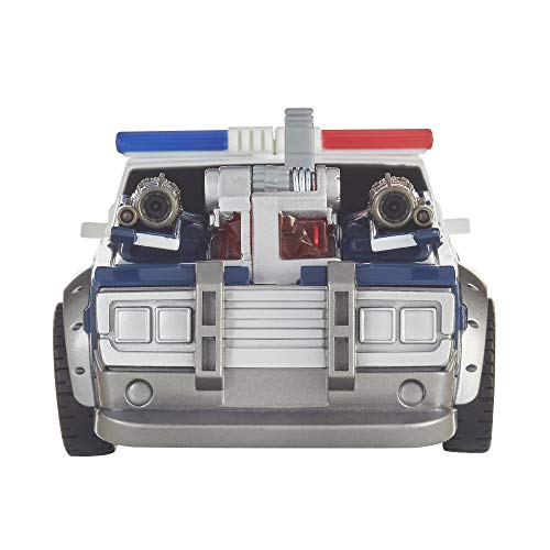TranSFORMERS Saga – Robot propulsión Barricada Coche Policía Nitro Series 18 cm – Juguete transformable 2 en 1
