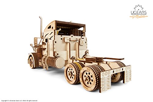 UGEARS Camión VM-03 - Maqueta para Construir de Camión Heavy Boy con Cabina Puzzle 3D de Madera DIY