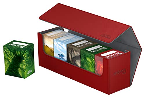 Ultimate Guard Caja para almacenar Cartas Arkhive 400 +. Tamaño estándar XenoSkin, Color ámbar