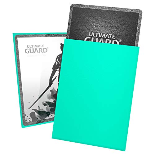 Ultimate Guard- Fundas para Tarjetas, Color Turquesa (UGD010896HEO)