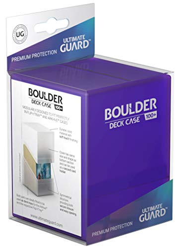 Ultimate Guard ugd010695 – Boulder Deck Case, 100 Plus, tamaño estándar, Amatista