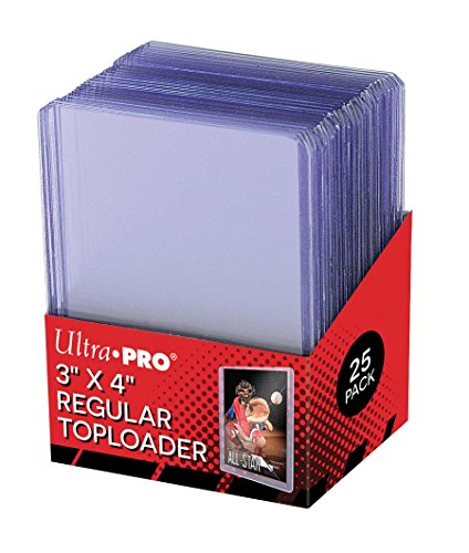 Ultra Pro Regular Toploader 63.5 mm x 88.9 mm (3 'x 4') – Pack of 25