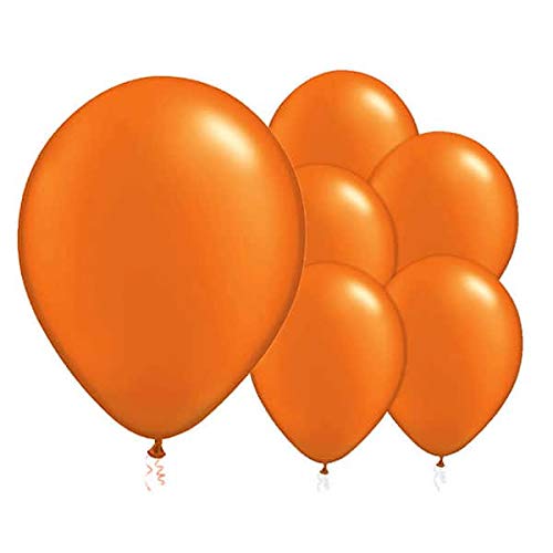 Unique Party-56847 Globos de Látex de 30 cm, color naranja (citrus orange), pack de 50 (56847)