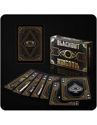 US Playing Card Co. - Baraja bicycle blackout kingdom dorado