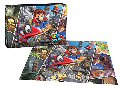 USAopoly Super Mario Odyssey Snapshots 1000 Piezas Premium Puzzle, Colores Variados (PZ005-569-001800-06)