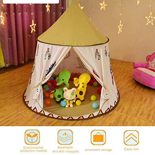 VGEBY1 Tienda para niños, Princess Castle Carpa Grls Playhouse Play Carpa Baby Tent para niños Juegos de Interior al Aire Libre Regalo