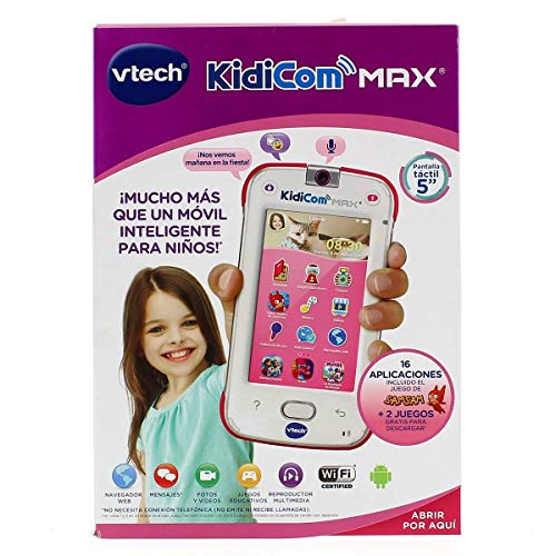 VTech Dispositivo multifunción Kidicom MAX, Color Rosa (3480-169557)