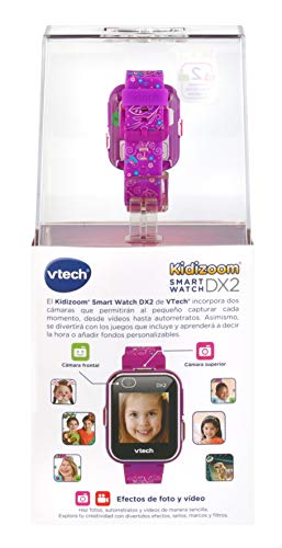 VTech- Kidizoom Smart Watch DX2 para Niños, Color morado (.)