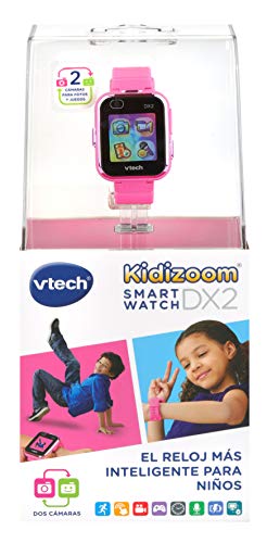 Vtech- Kidizoom Smart Watch DX2 para Niños, Color rosa (193857)
