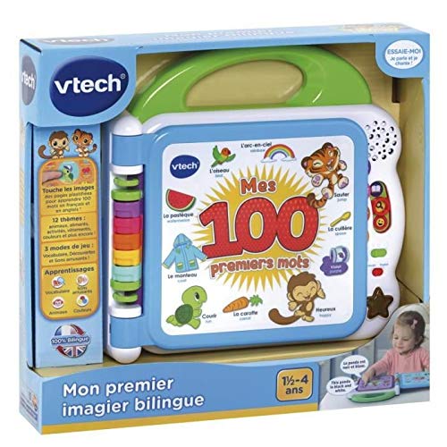 VTech- Mon Premier imagier bilingue Interactivo, Multicolor, Norme (80-601505)