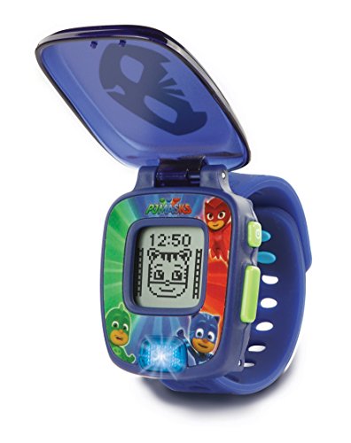 VTech PJ Masks Gatuno, Reloj Digital Educativo Que estimula el Aprendizaje e incorpora minijuegos y Actividades, Color Azul (3480-175822)