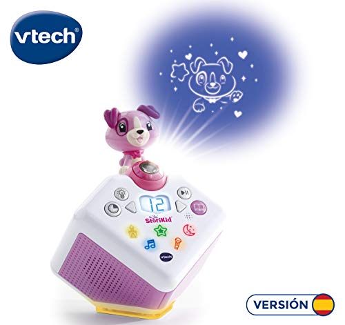 VTech- StoriKid Cuentacuentos, Color blanco/rosa, única (3480-608067)