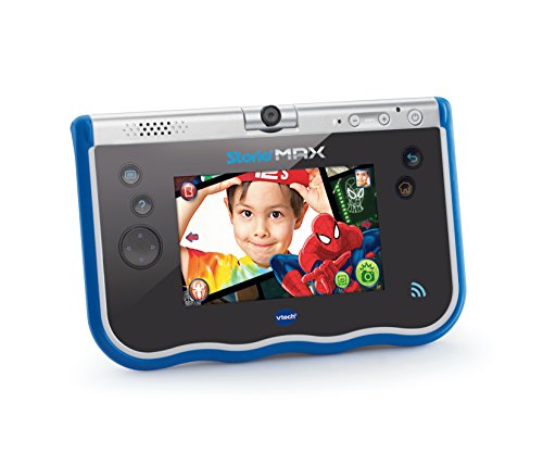 VTech- Storio MAX Tablet Educativa para Niños, Multifunción, Pantalla Táctil de 5", Cámara Giratoria 180º, Fotos y Vídeos, Color Azul (3480-183822)