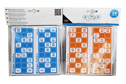 Wagtail 48 Cartones de Bingo mas 200 Marcador de Plástico 4 Colores .