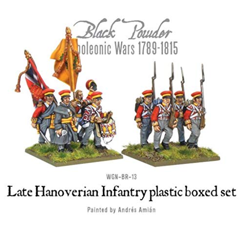 WAR-WGN-BR-13 -  Juegos De Warlord -  Polvo Negro - Guerras Napoleónicas, Infantería De Hannover - 28mm