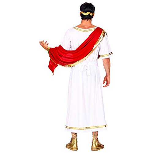 WIDMANN 09112 Disfraz de emperador romano, para hombre, rojo/blanco, M , color/modelo surtido
